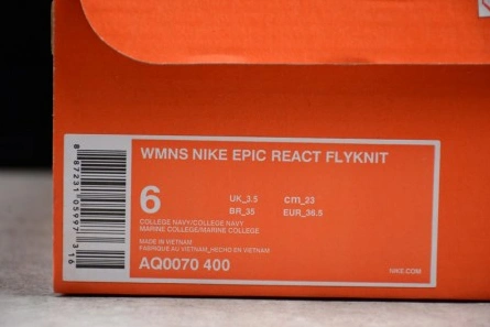Style match Vibrant 1638 Nike Epic React Flyknit blue AQ0067-400