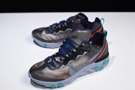 Replica Vibrant 2603 Nike React Element 87 Neptune Green AQ1090-005