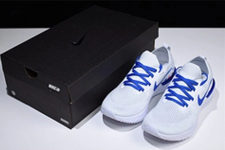 Deal-worthy Vibrant 3301 Nike Epic React Flyknit white blue AQ0067-993