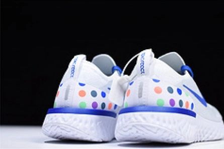 Deal-worthy Vibrant 3301 Nike Epic React Flyknit white blue AQ0067-993