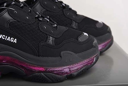 Top-grade copy Vibrant 4119 Balenciaga Triple S Black Sneaker 541624 W09O1 0829