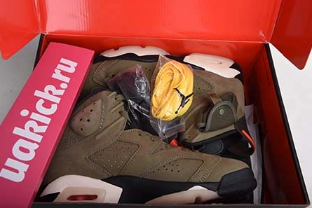 Budget-friendly Vibrant 4687 TRAVIS SCOTT AIR JORDAN 6 MEDIUM OLIVE - CN1084-200