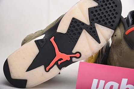 Budget-friendly Vibrant 4687 TRAVIS SCOTT AIR JORDAN 6 MEDIUM OLIVE - CN1084-200