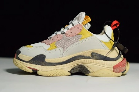 Vibrant 5025 Balenciaga Triple S Cream Yellow Red 490672  w09O5  9035
