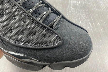 Premium replica Vibrant 627 Air Jordan 13 “Black Cat” 414571-011