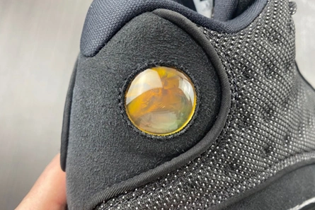 Premium replica Vibrant 627 Air Jordan 13 “Black Cat” 414571-011