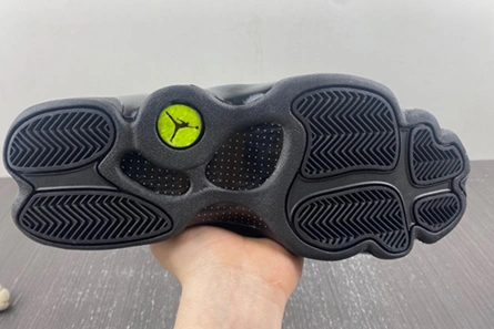 Premium replica Vibrant 627 Air Jordan 13 “Black Cat” 414571-011