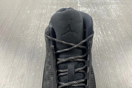Premium replica Vibrant 627 Air Jordan 13 “Black Cat” 414571-011