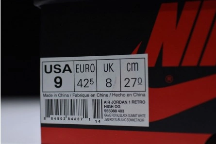 Price-wise Vibrant 6270 Jordan 1 Retro High Game Royal 555088-403