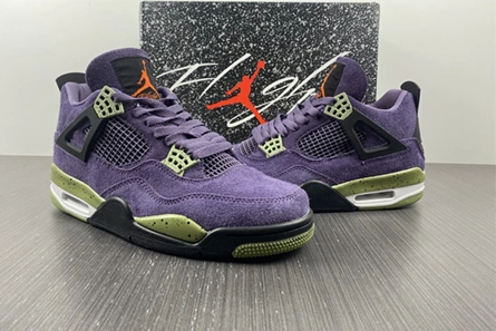 High-tier replica Vibrant 6297 Air Jordan 4 WMNS “Canyon Purple” AQ9129-500