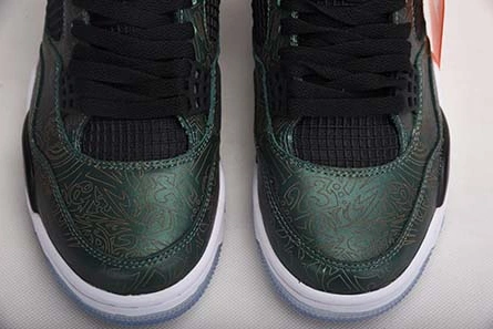 Replica Vibrant 842 AIR JORDAN 4 RETRO LAKER GREEN AJ4-1043515