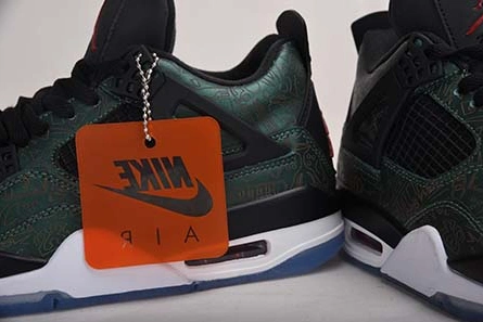 Replica Vibrant 842 AIR JORDAN 4 RETRO LAKER GREEN AJ4-1043515