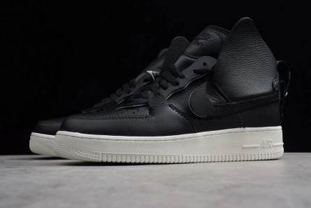 Designer inspired Vibrant 9591 PSNY Nike Air Force 1 High Black AO9292-002
