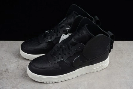 Designer inspired Vibrant 9591 PSNY Nike Air Force 1 High Black AO9292-002