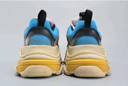 Non-authentic version WellDesigned 3265 BALENCIAGA TRIPLE S TRAINER RED  BLUE  YELLOW 490673-W06E3-4365
