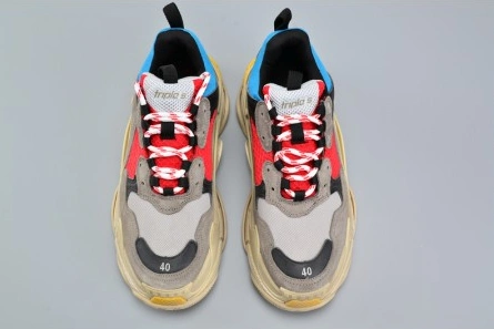 Non-authentic version WellDesigned 3265 BALENCIAGA TRIPLE S TRAINER RED  BLUE  YELLOW 490673-W06E3-4365