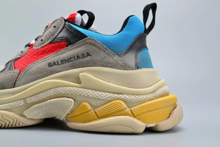 Non-authentic version WellDesigned 3265 BALENCIAGA TRIPLE S TRAINER RED  BLUE  YELLOW 490673-W06E3-4365