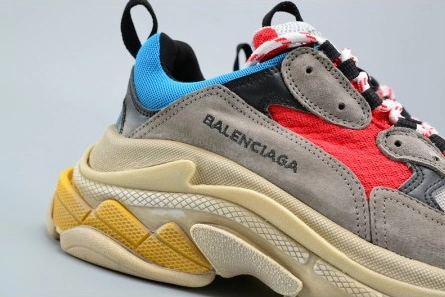 Non-authentic version WellDesigned 3265 BALENCIAGA TRIPLE S TRAINER RED  BLUE  YELLOW 490673-W06E3-4365