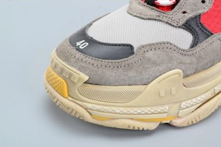 Non-authentic version WellDesigned 3265 BALENCIAGA TRIPLE S TRAINER RED  BLUE  YELLOW 490673-W06E3-4365