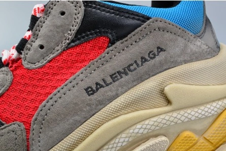 Non-authentic version WellDesigned 3265 BALENCIAGA TRIPLE S TRAINER RED  BLUE  YELLOW 490673-W06E3-4365