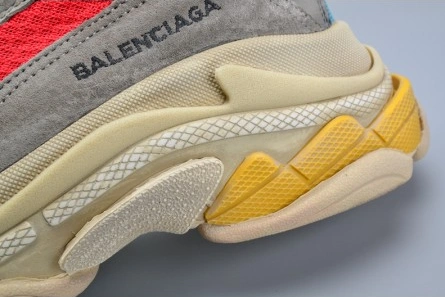 Non-authentic version WellDesigned 3265 BALENCIAGA TRIPLE S TRAINER RED  BLUE  YELLOW 490673-W06E3-4365