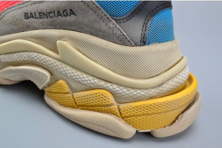 Non-authentic version WellDesigned 3265 BALENCIAGA TRIPLE S TRAINER RED  BLUE  YELLOW 490673-W06E3-4365