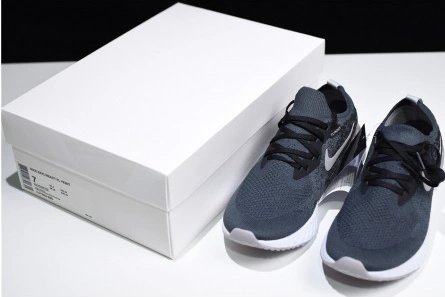 Clearance-priced nike epic REACT FLYKNIT  Black and grey dots point noirs ET gris AJ7283 996 Bright 3812