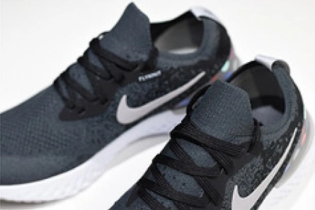 Clearance-priced nike epic REACT FLYKNIT  Black and grey dots point noirs ET gris AJ7283 996 Bright 3812