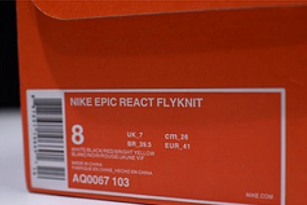Marked-down nike epic react flyknit 'Bright Crimson' AQ0067 103 Comfortable 5176