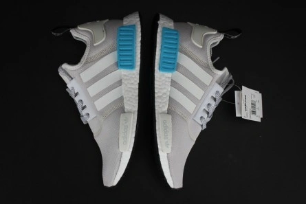 ADIDAS NMD R1 NOMAD  WHITE   CYAN  S80207 Practical 1845