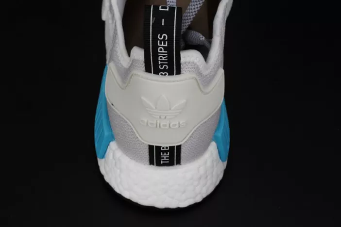 ADIDAS NMD R1 NOMAD  WHITE   CYAN  S80207 Practical 1845
