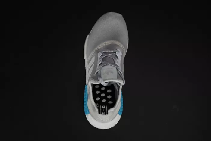 ADIDAS NMD R1 NOMAD  WHITE   CYAN  S80207 Practical 1845