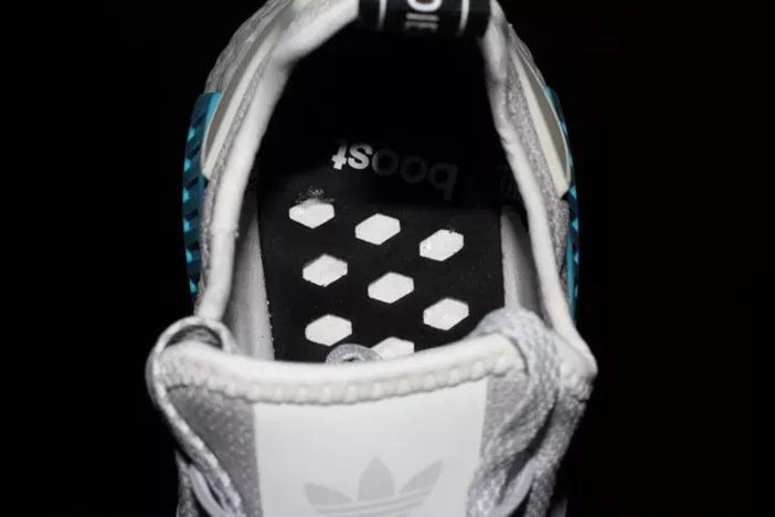 ADIDAS NMD R1 NOMAD  WHITE   CYAN  S80207 Practical 1845