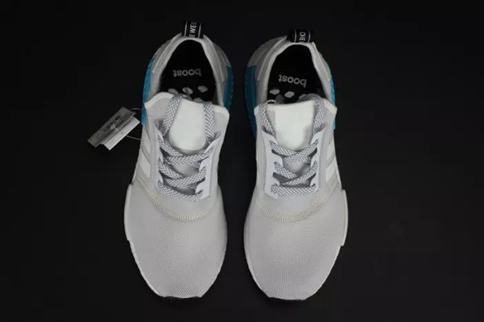 ADIDAS NMD R1 NOMAD  WHITE   CYAN  S80207 Practical 1845