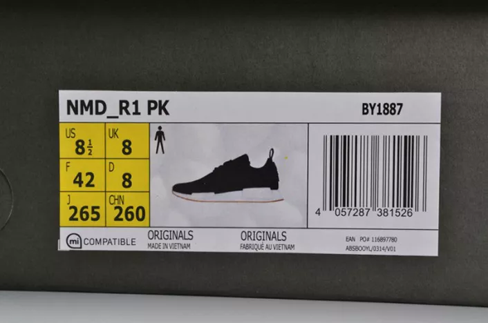 Bold ADIDAS NMD R1 PK BOOST BASF  "GUM PACK" MENS BY1887 1827