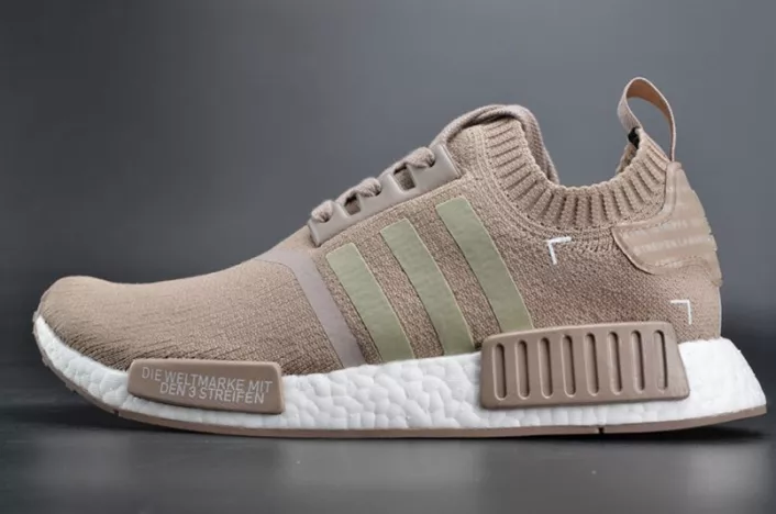 ADIDAS NMD R1 PK FRENCH BEIGE  PRIMEKNIT VAPOUR GREY S81848 DailyWear 1839
