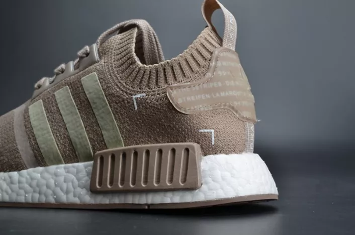ADIDAS NMD R1 PK FRENCH BEIGE  PRIMEKNIT VAPOUR GREY S81848 DailyWear 1839