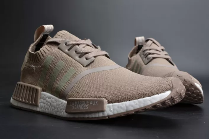 ADIDAS NMD R1 PK FRENCH BEIGE  PRIMEKNIT VAPOUR GREY S81848 DailyWear 1839