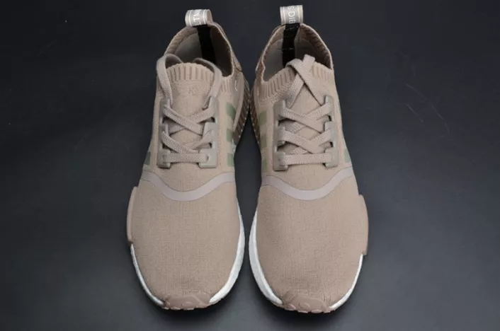 ADIDAS NMD R1 PK FRENCH BEIGE  PRIMEKNIT VAPOUR GREY S81848 DailyWear 1839