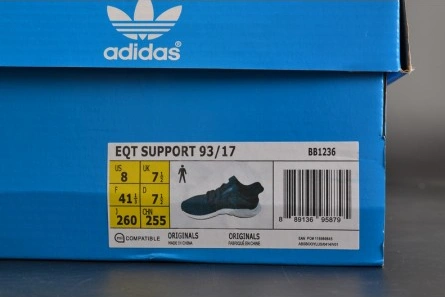 ADIDAS Originali Uomo EQT SOSTEGNO 93 17 Scarpe sportive spinta CORE NERO MENS  BB1236 DailyWear 1890