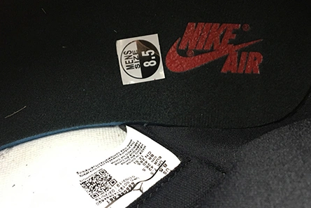 Fashionable AIR JORDAN 1 BLACK WHITE GYM RED 555088-061 263