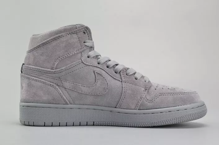 EyeCatching AIR JORDAN 1 RETRO HIGH BG (GS) wolf grey womens 705300-031 305