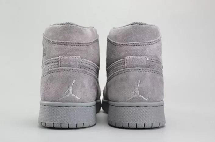 EyeCatching AIR JORDAN 1 RETRO HIGH BG (GS) wolf grey womens 705300-031 305