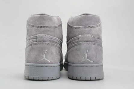 EyeCatching AIR JORDAN 1 RETRO HIGH BG (GS) wolf grey womens 705300-031 305