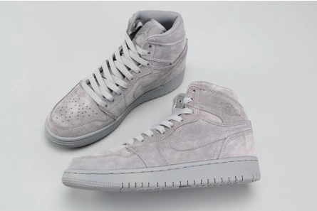 EyeCatching AIR JORDAN 1 RETRO HIGH BG (GS) wolf grey womens 705300-031 305