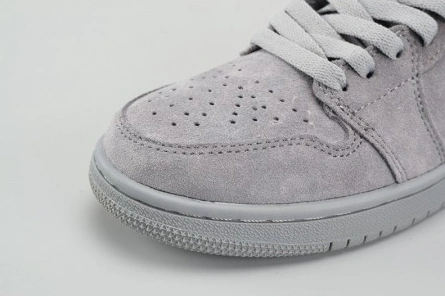 EyeCatching AIR JORDAN 1 RETRO HIGH BG (GS) wolf grey womens 705300-031 305