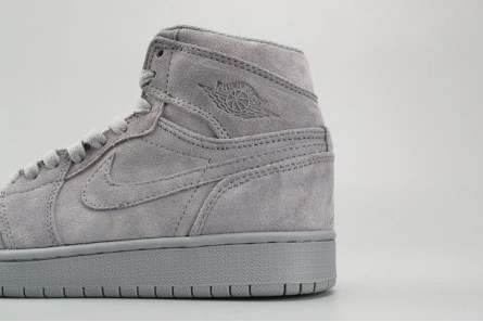 EyeCatching AIR JORDAN 1 RETRO HIGH BG (GS) wolf grey womens 705300-031 305