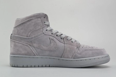 EyeCatching AIR JORDAN 1 RETRO HIGH BG (GS) wolf grey womens 705300-031 305