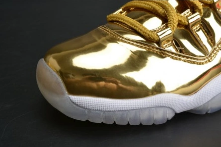 Refined AIR JORDAN 11 RETRO P1NNACLE GOLD womens 378038-103 711