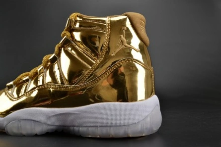 Refined AIR JORDAN 11 RETRO P1NNACLE GOLD womens 378038-103 711